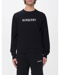 Burberry - Cotton Sweatshirt With Logo - Lyst