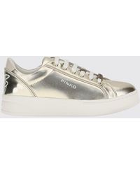 Pinko - Iris 01 Laminated Leather Sneakers - Lyst
