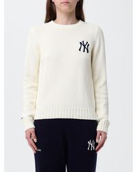 Sporty & Rich - Sporty &Amp Rich Monogram Crew Neck Sweater - Lyst