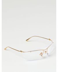 Bottega Veneta - Knot Shield Sunglasses In Metal - Lyst