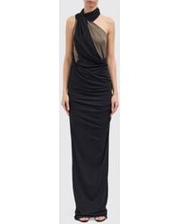 Entire studios - Stretch Cotton Long Dress - Lyst