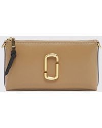 Marc Jacobs - The Snapshot Bicolour Leather Shoulder Bag With Double J Logo - Lyst