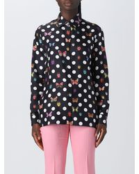 Versace - Silk Shirt With All Over Print - Lyst