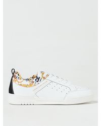 Versace - Sneakers in pelle lucida con stampa - Lyst