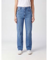 FRAME - The Reboot Crop Stretch Denim Jeans - Lyst