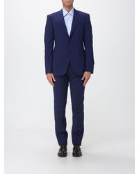 Emporio Armani - Single-Breasted Virgin Wool Suit - Lyst