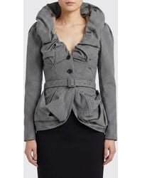 Vivienne Westwood - Cotton Blazer With Belt - Lyst