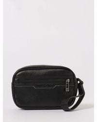 ARMANI EXCHANGE - Clutch Ecopelle Con Logo - Lyst