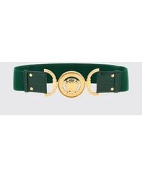 Versace - Medusa Calf Leather Belt - Lyst