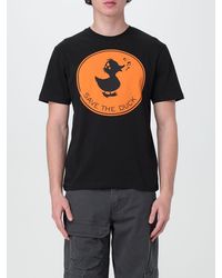 Save The Duck - T-shirt in cotone con logo - Lyst