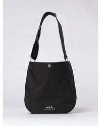 A.P.C. - Journal Canvas Bag - Lyst