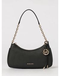 Michael Kors - Nolita Medium Hammered Leather Clutch With Chain - Lyst