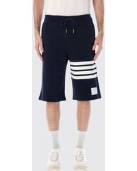 Thom Browne - 4-Bar Cotton Jogging Shorts - Lyst