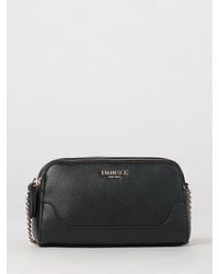 Twinset - Mini Camera Cross-Body Bag With Adjustable Strap And Metal Logo - Lyst