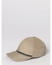 Brunello Cucinelli - Suede Baseball Cap - Lyst