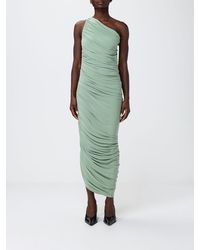 Norma Kamali - Draped Jersey One-Shoulder Dress - Lyst