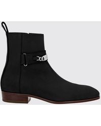 Philipp Plein - Suede Ankle Boots With Side Zip Closure - Lyst