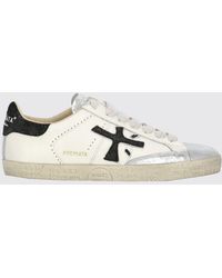 Premiata - Sneakers Stevend En Cuir Et Paillettes - Lyst