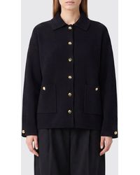 Anine Bing - Luca Wool And Cashmere Shirt Jacket With Patch Pockets - Lyst