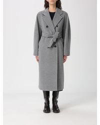 Max Mara - Double Breasted Wool And Cashmere Coat - Lyst