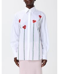 Moschino - Printed Cotton Shirt - Lyst