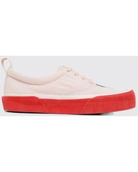 Phoebe Philo - Plimsole Cotton Canvas Sneakers With Contrast Sole - Lyst