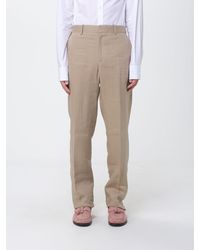 Agnona - Maßgeschneiderte Hose Aus Leinenmischung - Lyst