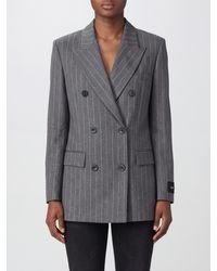 Pinko - New Guinea Double-Breasted Prince Of Wales Wool-Blend Blazer - Lyst