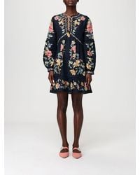 FARM Rio - Cotton Maira Mini Dress With Floral Print - Lyst
