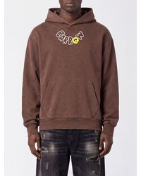 Barrow - Relaxed Fit Cotton Hoodie With Logo And Teddy Bear Print - Lyst