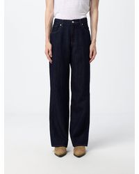 7 For All Mankind - Wide Leg Denim Trousers - Lyst