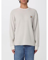 Carhartt - Long-Sleeved Cotton T-Shirt With Pocket And Contrast Logo - Lyst