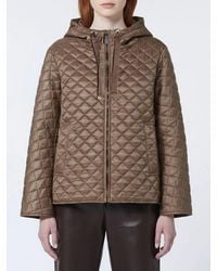 Max Mara - Hooded Quilted Jacket - Lyst