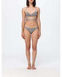 Gucci - Gg Monogram Jersey Triangle Bikini - Lyst