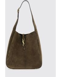 Saint Laurent - 'Le 5 A 7' Shoulder Bag With Triomphe Plaque On The Front - Lyst
