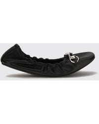 Gucci - Prima Smooth Leather Ballet Flats With Horsebit Detail And Rounded Toe - Lyst