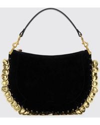 Isabel Marant - Oskan Suede Bag With Metallic Charms - Lyst