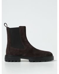 Hogan - Suede Chelsea Ankle Boots - Lyst