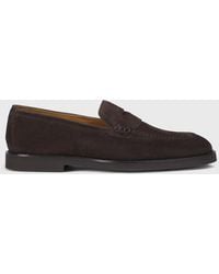 Doucal's - Suede Loafers - Lyst