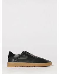 Piumha - Smooth Sheepskin Leather Low-Top Sneakers With Embroidered Logo - Lyst