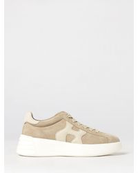 Hogan - Rebel Leather And Suede Sneakers With Chunky Sole - Lyst