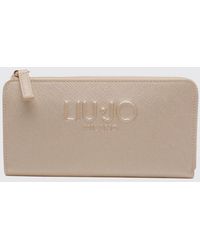 Liu Jo - Saffiano Faux Leather Wallet - Lyst