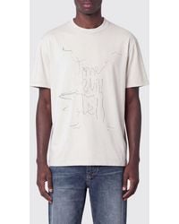Our Legacy - Abstract Print Organic Cotton T-Shirt With Dropped Shoulders - Lyst
