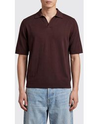 Ballantyne - Cotton Knit Polo Shirt - Lyst