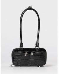 Self-Portrait - Mini Croc-Effect Leather Shoulder Bag - Lyst