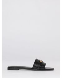 Tory Burch - Romy Leather Slippers - Lyst