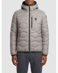 Blauer - Quilted Padded Nylon Down Jacket - Lyst