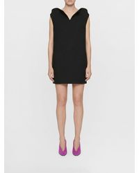 Balenciaga - Vareuse Wool And Silk Blend Dress - Lyst