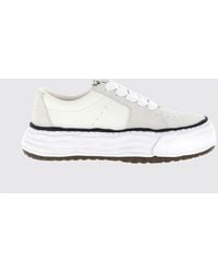 Maison Mihara Yasuhiro - Eric Low Top Leather And Cotton Canvas Sneakers - Lyst