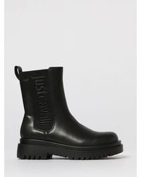 Just Cavalli - Flat Ankle Boots - Lyst